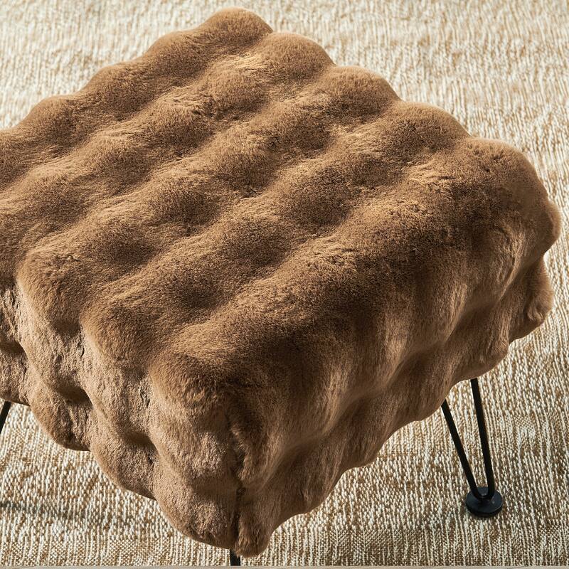 Bubble Textured Stool- 17x17x17"