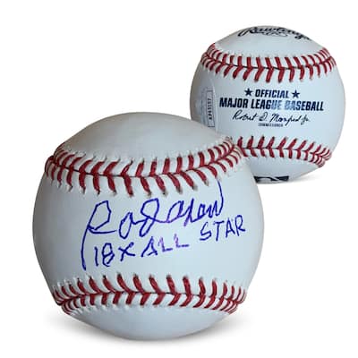 Rod Carew Autographed MLB Signed Baseball 18 x ALL STAR JSA COA With UV Display Case - 8'6" x 11'6"