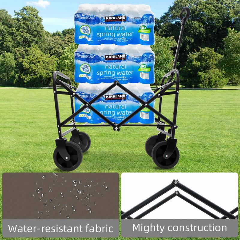 Minimeetall Multi-Use Bag & Collapsible Foldable Wagon Cart