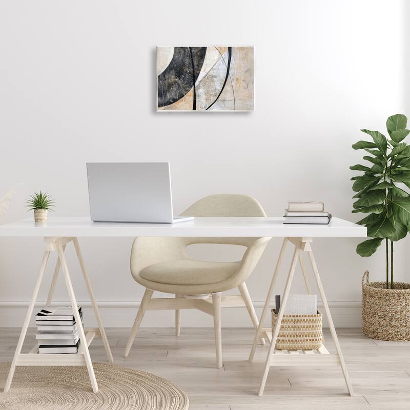 Stupell Arched Urban Abstract Wall Plaque Art Design By LSR Creative Studio