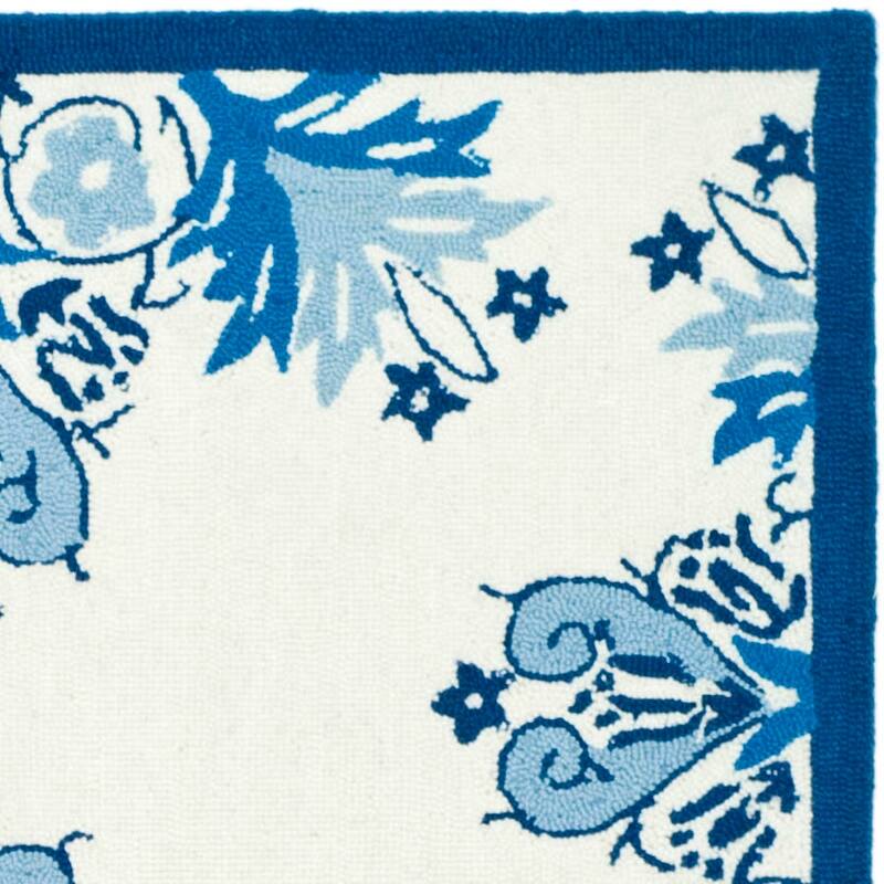 SAFAVIEH Handmade Chelsea Kanesha French Country Wool Rug