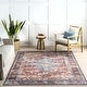preview thumbnail 6 of 6, Nuloom Stefania SplashGuard Bold Medallion Machine Washable Area Rug
