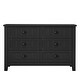 preview thumbnail 9 of 10, 47 inch Retro 6-Drawer Wooden Storage Dresser