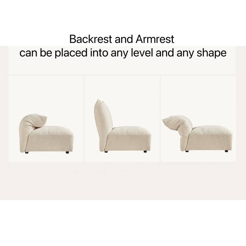 Edar 150'' Adjustable Back And Arm Reversible Sectional