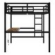 preview thumbnail 13 of 12, Space-Saving Design Loft Bed with Desk, Full XL Size