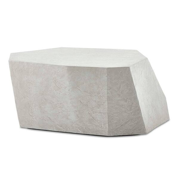 slide 2 of 7, Uttermost Parra Limestone Outdoor Coffee Table