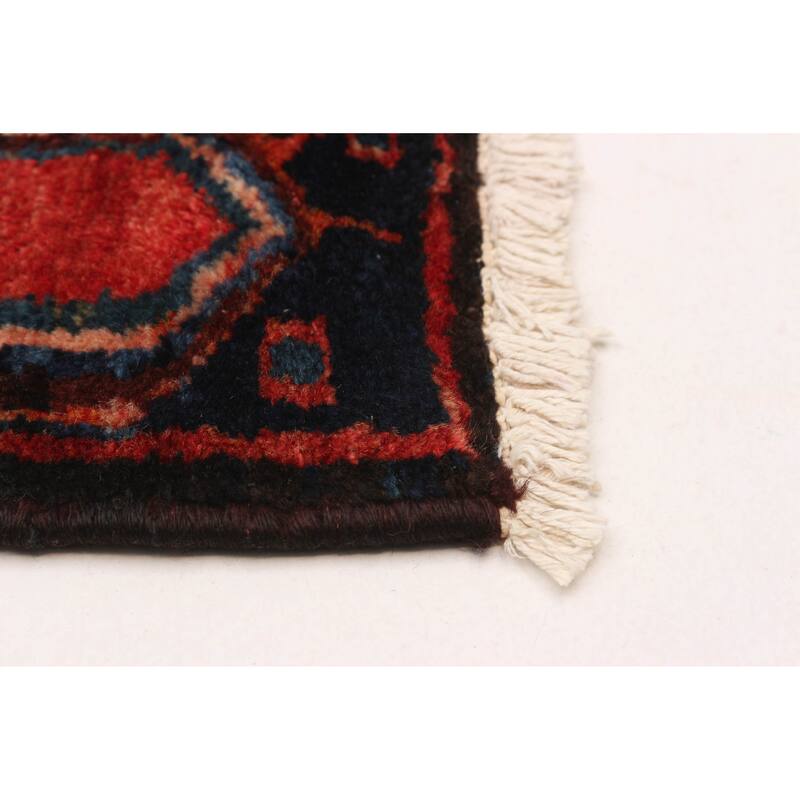 ECARPETGALLERY Hand-knotted Konya Anatolian Red Wool Rug - 3'9 x 10'5