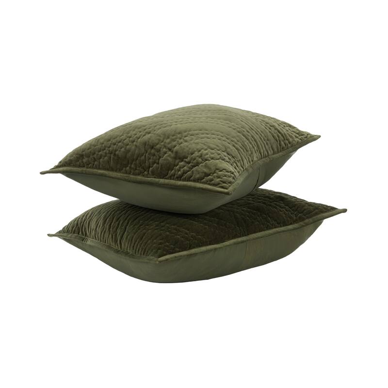 Villa by Classic Home Elms Velvet Cotton Blend Sham