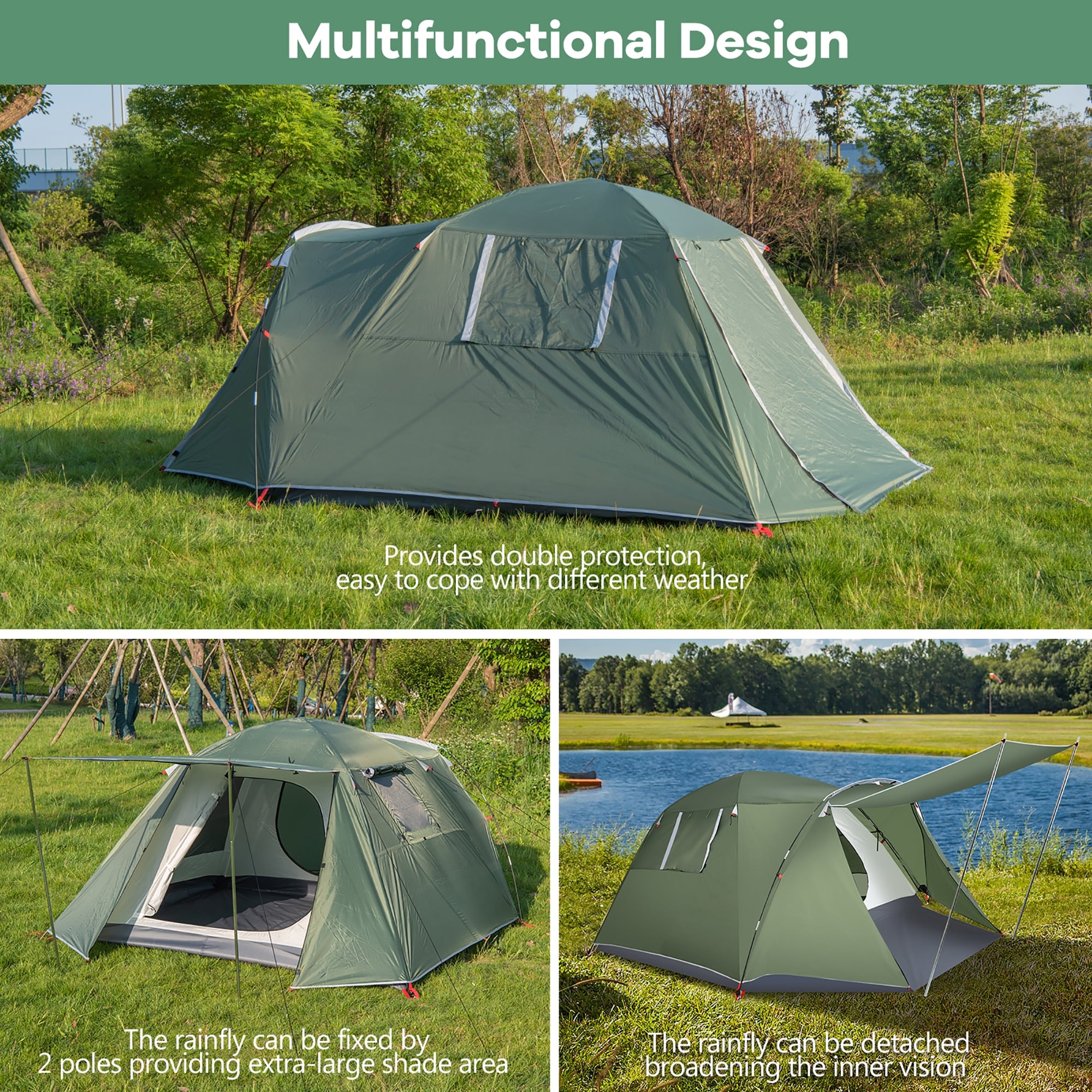 Trespass 6 man 2 cheap room tent