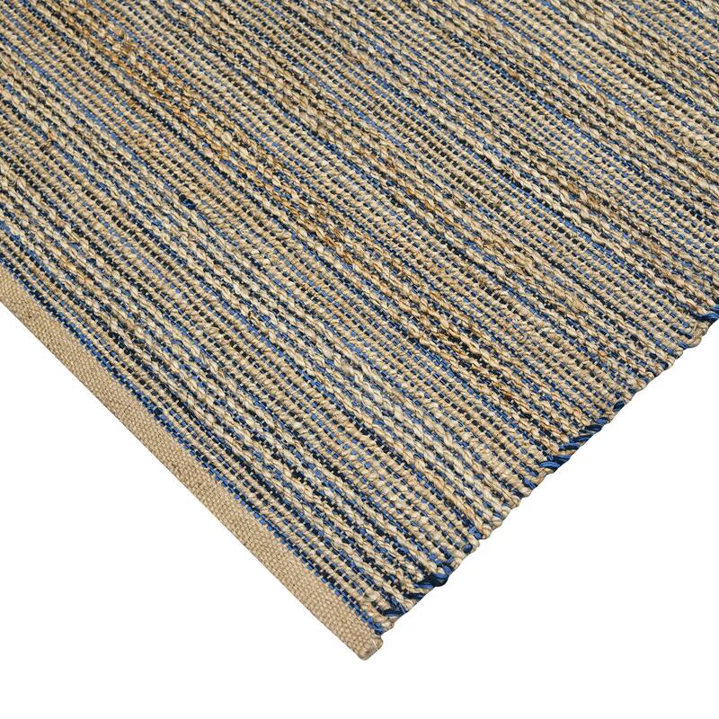 Saratoga All-natural Jute/Cotton Flatweave Area Rug