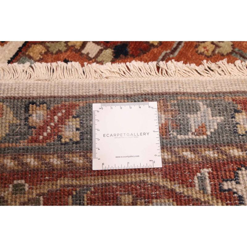 ECARPETGALLERY Hand-knotted Jules Sultane Ivory Wool Rug - 7'7 x 9'11