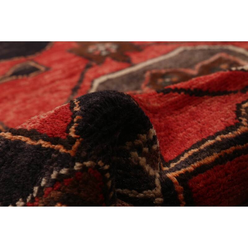 ECARPETGALLERY Hand-knotted Anadol Red Wool Rug - 3'7 x 10'4