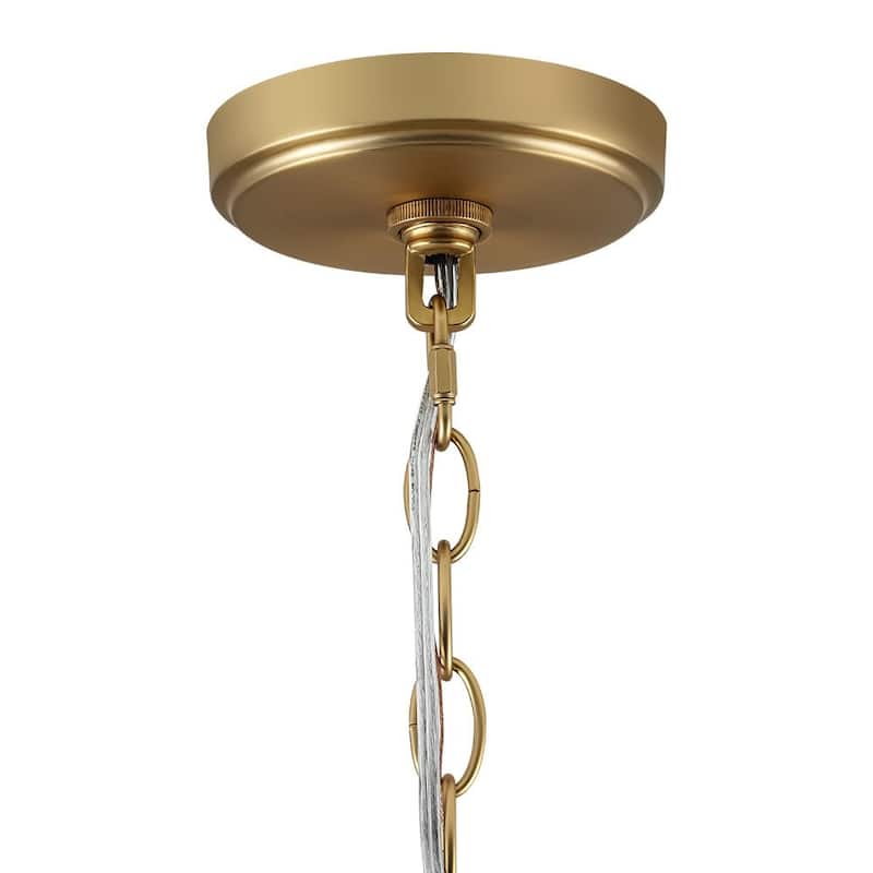 Modern 1-Light Striped Glass Globe Pendant For Kitchen Island - N/A
