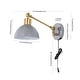 preview thumbnail 27 of 28, Hygge Swing Arm 1-Light Modern Midcentury Iron USB Charging Port LED Sconce, by JONATHAN Y