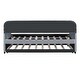 preview thumbnail 32 of 34, Upholstered Daybed Sofa Bed Twin With Trundle Bed and Wood Slat