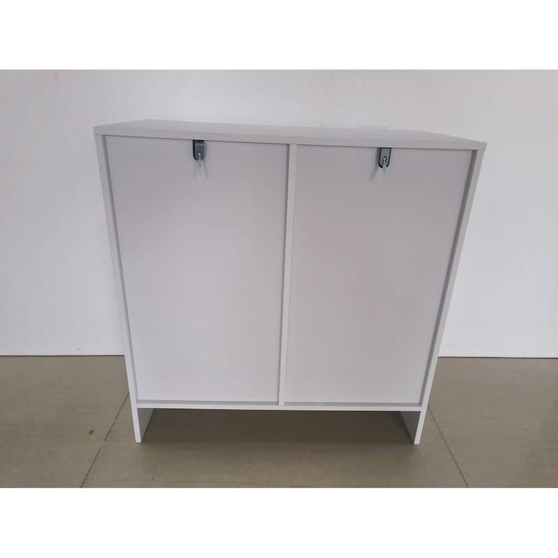 Tilted Laundry Hamper with Removable Basket