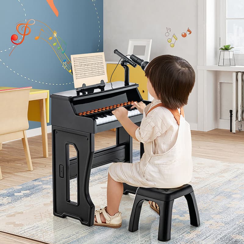 Gymax 37-Key Music Piano Keyboard Kids Learning Toy Instrument w/