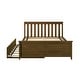 preview thumbnail 15 of 62, Max and Lily Slat Headboard Full Bed with Trundle