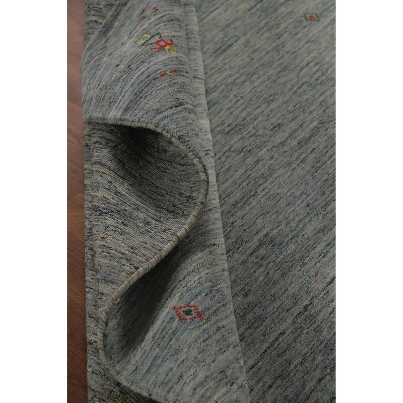 Hand Knotted Oriental 100% Wool Carpet Tribal Tribal Multi-Colored Gabbeh Area Rug - 7' 11'' X 5' 3''
