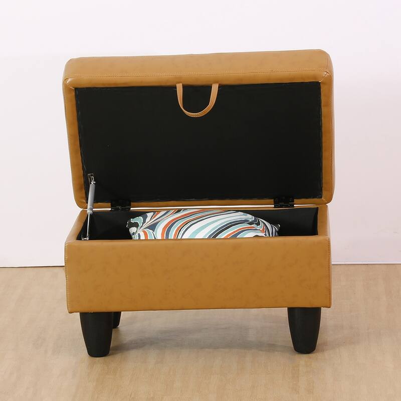 Ginger Rectangle Living Room Ottoman Foot Rest Stool