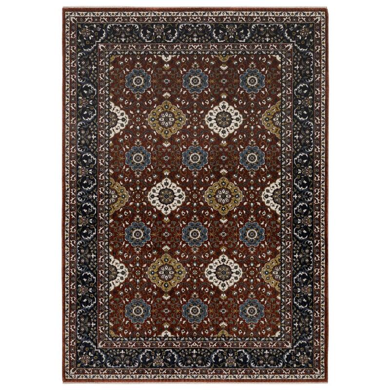 HomeRootsMedallion Traditional Rectangle Area Rug