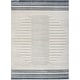 preview thumbnail 1 of 14, Nourison Astra Machine Washable Striated Area Rug 5' 3" x 7' - Blue/Ivory - Rectangle