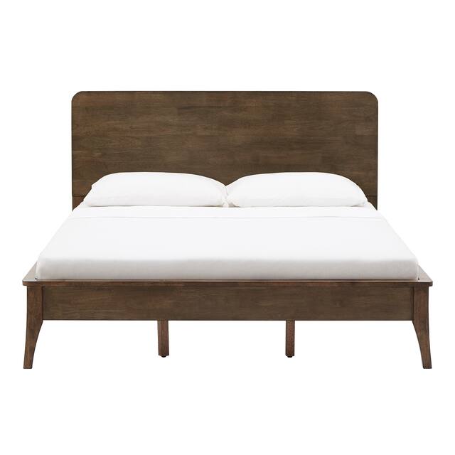 Clark Mid-century Modern Wooden Platform Bed by iNSPIRE Q Modern