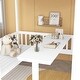 preview thumbnail 22 of 50, Full-Over-Full Bunk Bed with Changeable Table