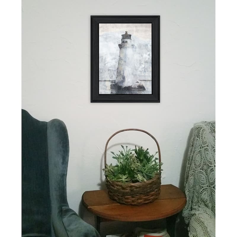 TrendyDecor4U Contemporary "Lighthouse" Framed Print Wall Art