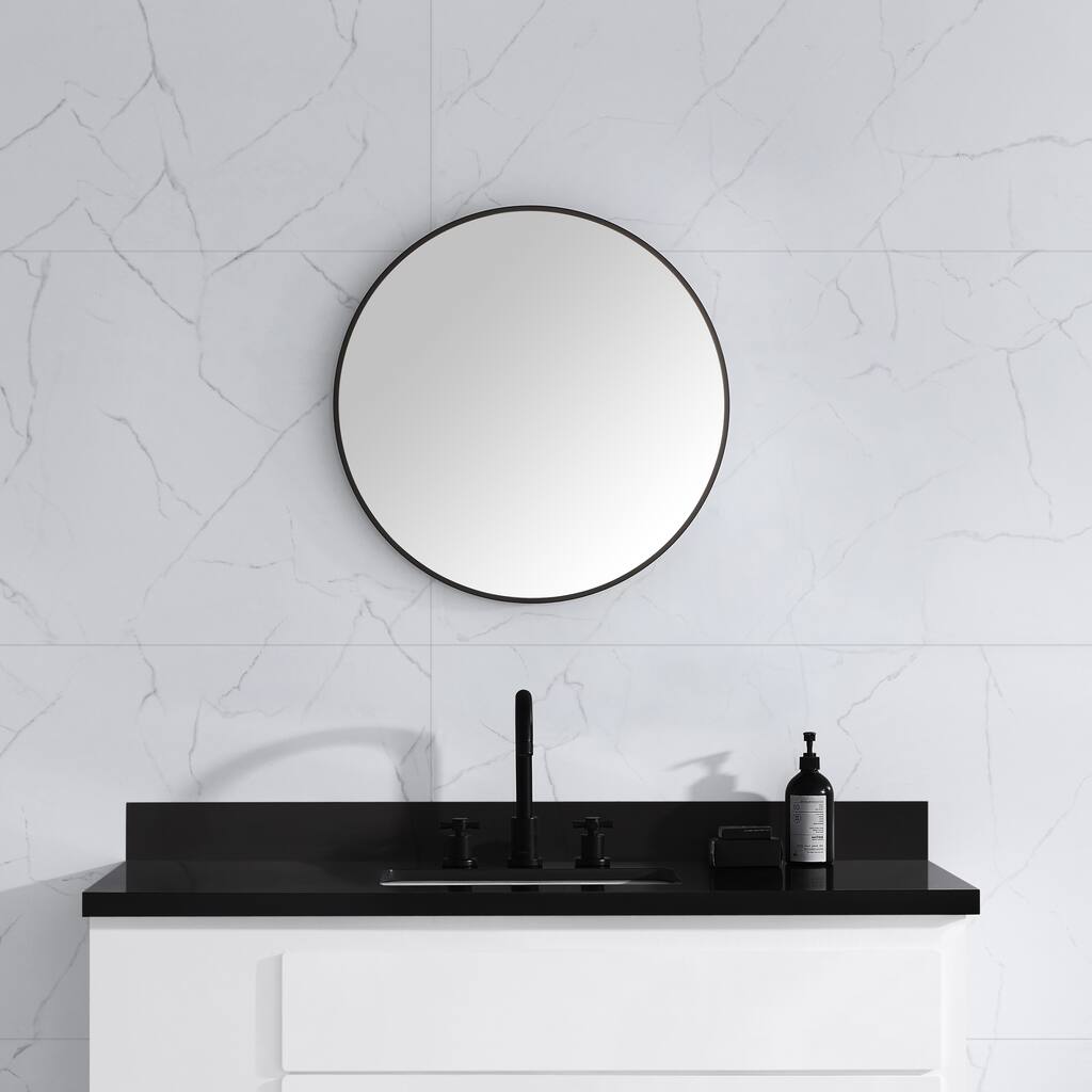 Avanity Avon Wall Mounted Mirror with Stainless Steel Frame