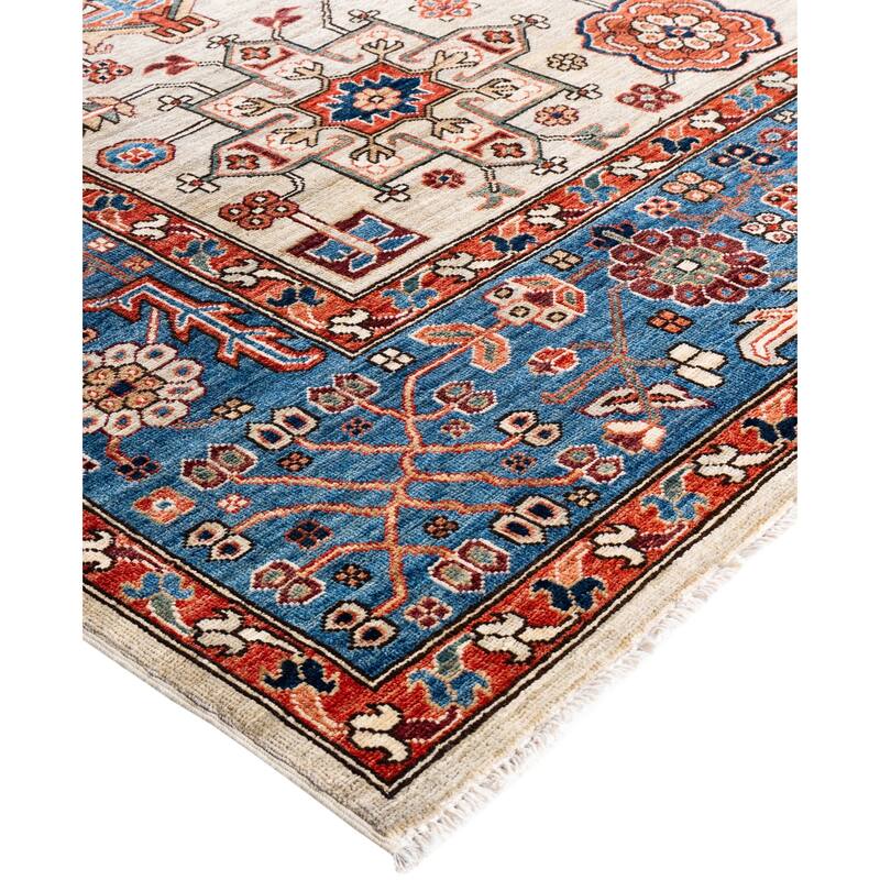 Serapi One-of-a-Kind Hand-Knotted Area Rug - Gray - 9' 1" x 11' 9"