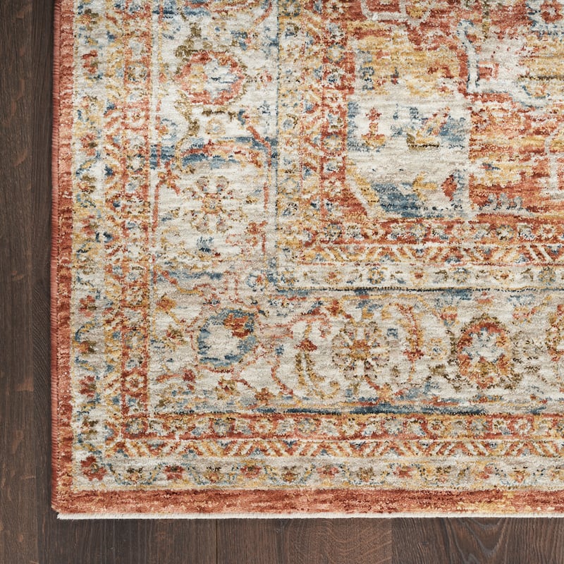 Nourison Petra Indoor only Persian Area Rug - 5' x 8' - Ivory/Multi