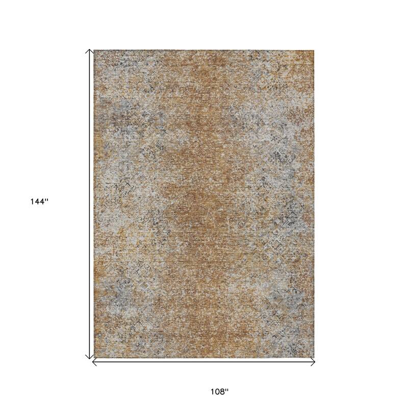 HomeRoots Oriental Transitional Rectangle Outdoor Rug