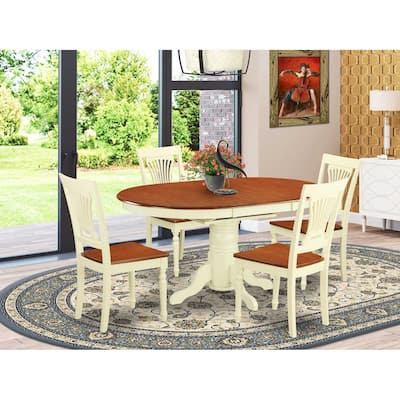 Coastal Dining Set - Avon Table & Chairs - Kitchen Dinette Set for 4 or 6