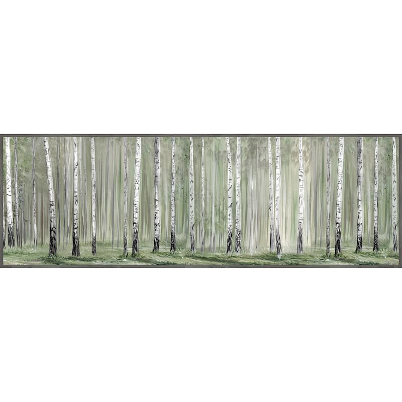 Silence in the Trees Floater Framed Print on Canvas