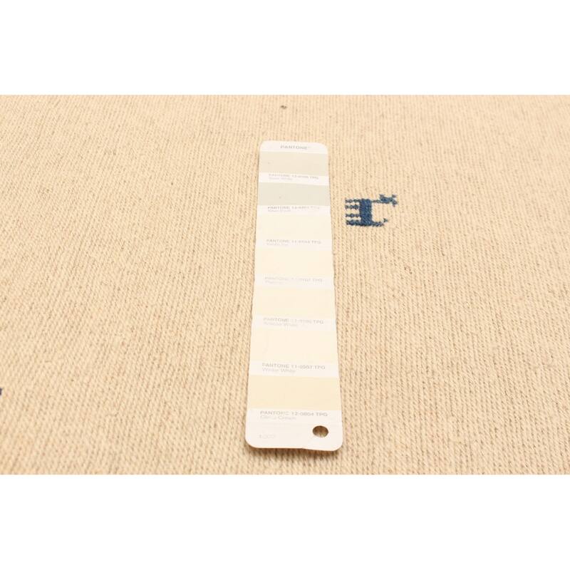 ECARPETGALLERY Flat-Weave Kashkuli Cream Wool Tapestry Kilim - 5'9 x 7'5