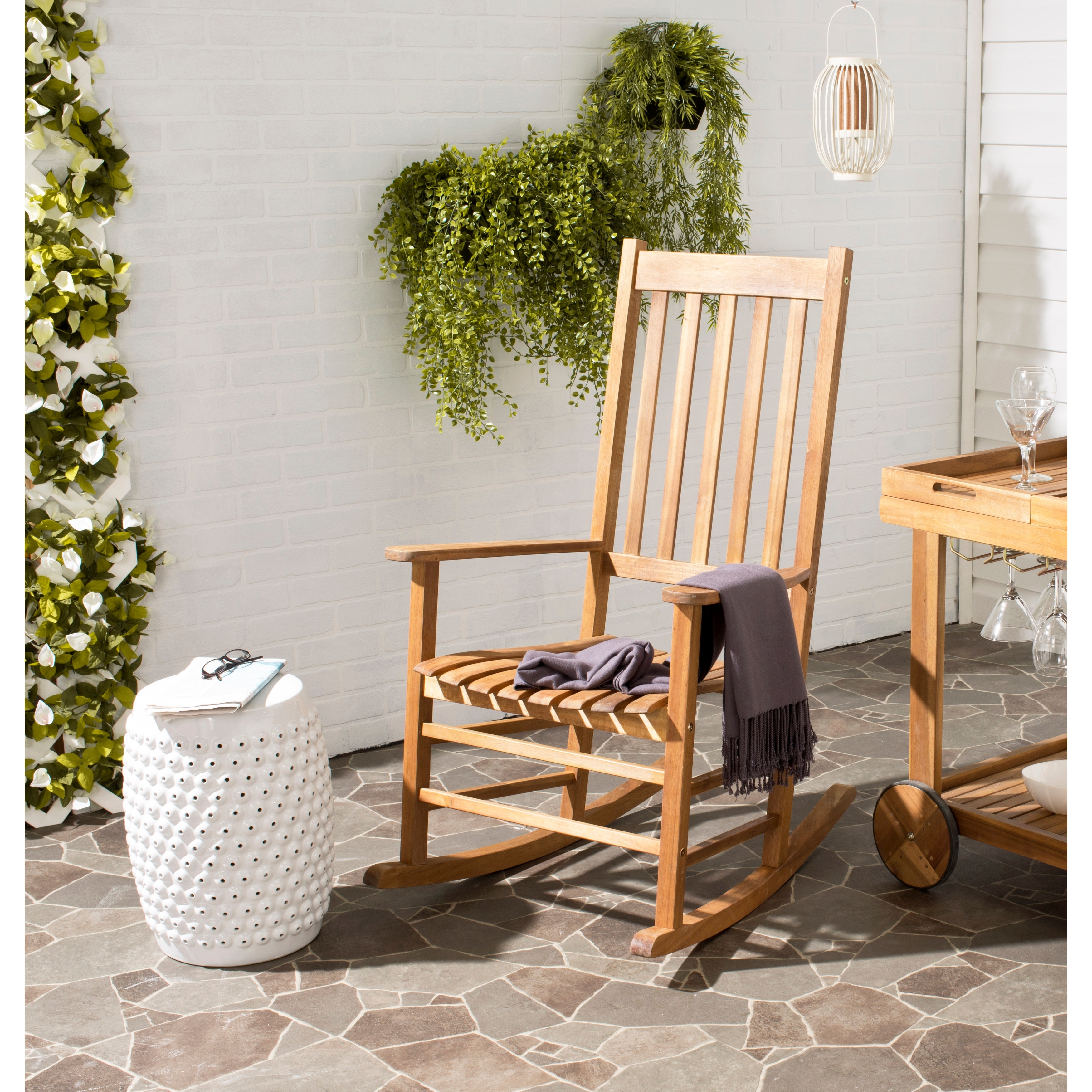 High Back Safavieh Outdoor Rocking Chairs Bed Bath Beyond