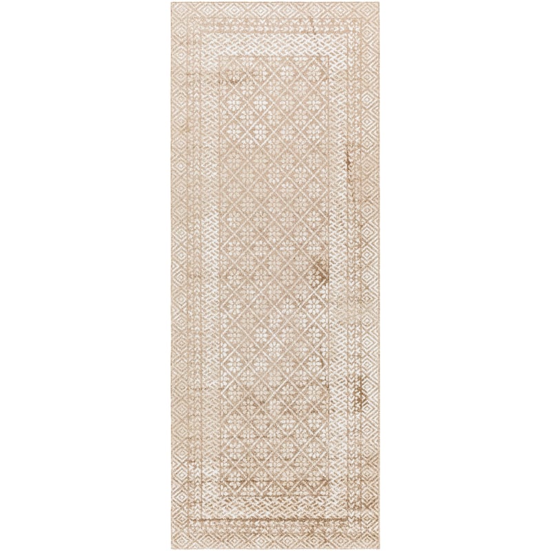Livabliss Wolbach Machine Washable Traditional Border Area Rug