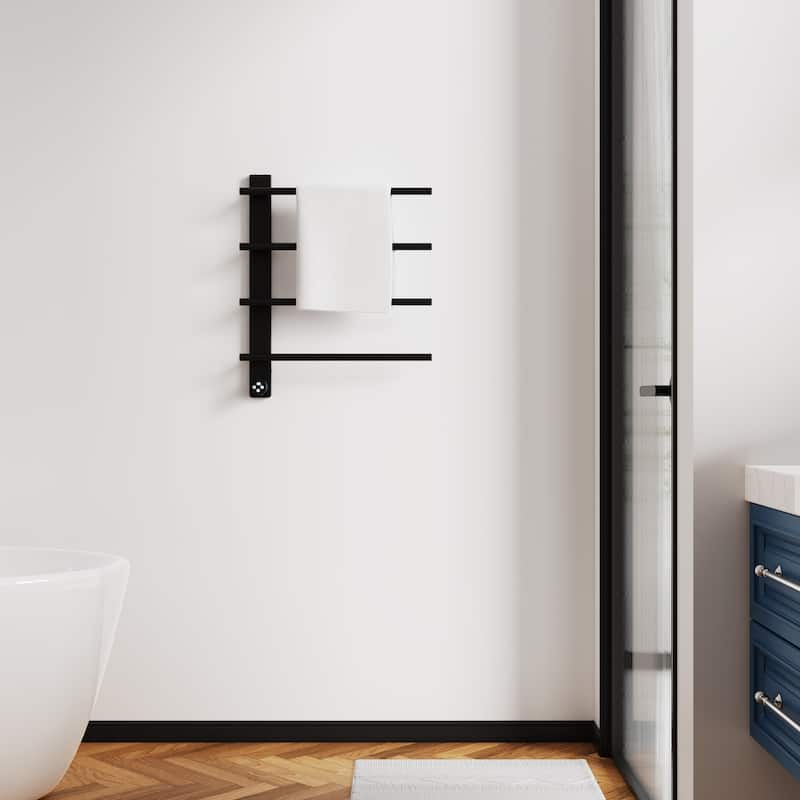 Wall Mounted Heated Towel Rack for Bathroom