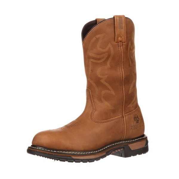 Rocky Western Boots Mens 10" Original Ride Branson WP Aztec