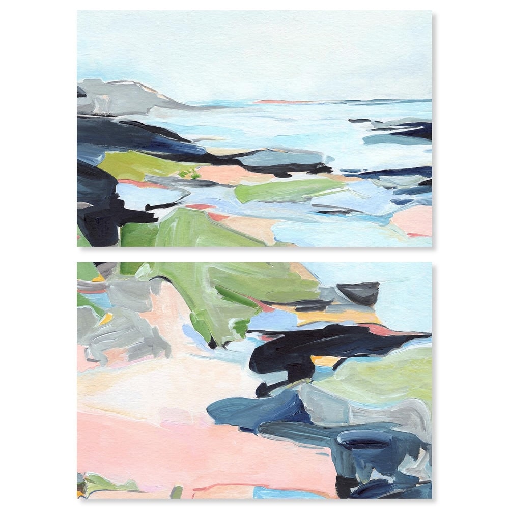 Between Seasons I Canvas Set of 2 by Art Remedy, Gallery Wrapped