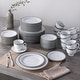 preview thumbnail 14 of 13, Noritake Charlotta 60-Piece Dinnerware Set, Service For 12