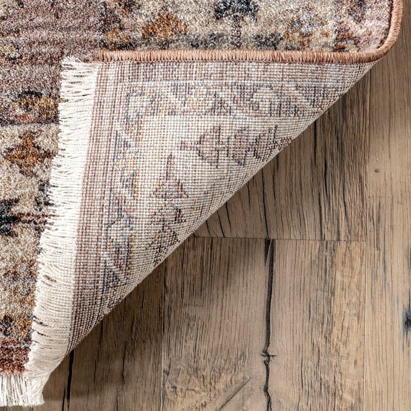 Nuloom Kelsee Vintage Traditional Fringe Area Rug