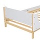 preview thumbnail 33 of 35, Twin Bed with Headboard, Footboard,Built-in Bed-end Book Storage Rack
