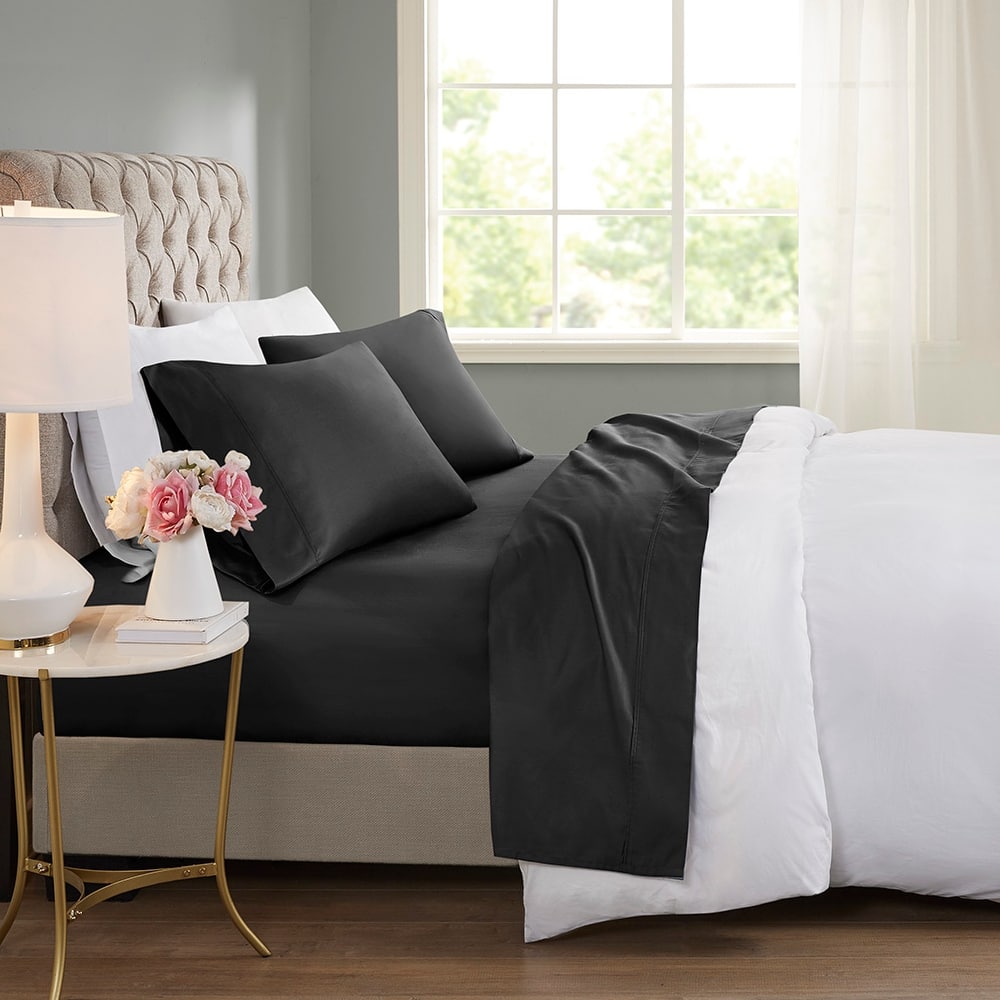 Beautyrest 600 Thread Count Cotton Blend 4 PC Sheet Set