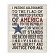 preview thumbnail 1 of 7, Stupell Pledge of Allegiance Stars and Stripes Americana Rustic Wood Framed Giclee Texturized Art by Jo Moulton 11 x 14 - White