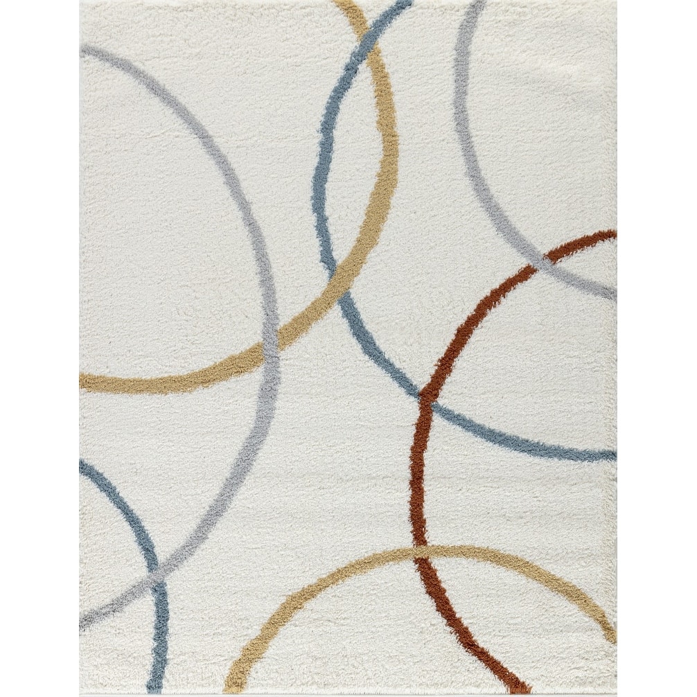 Loft Shag GC_CZY1001 Ivory Shaggy Area Rug