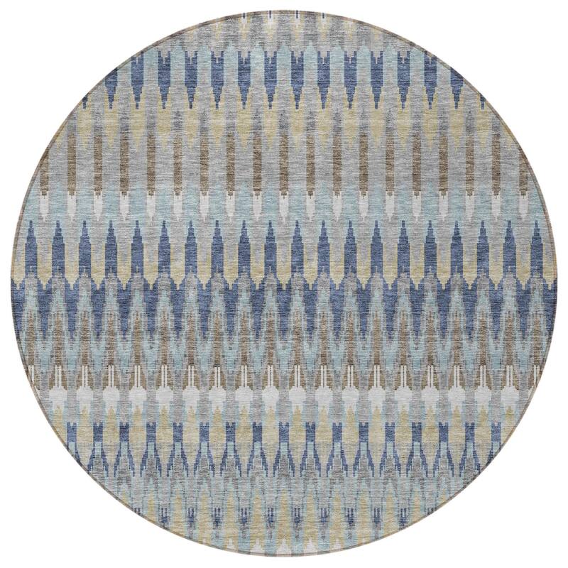 HomeRoots Southwestern Transitional Rectangle Outdoor Rug