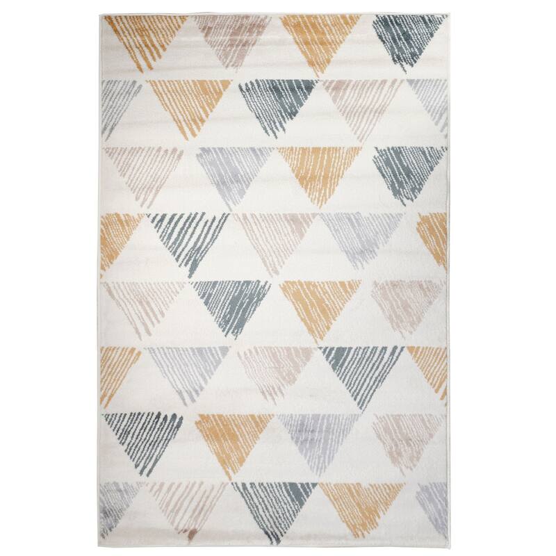 Superior Axton Mid-Century Modern Geometric Area Rug