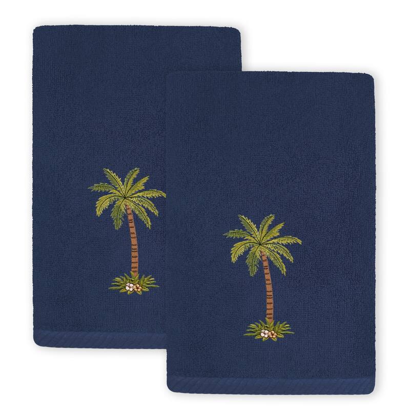 Authentic Hotel and Spa Turkish Cotton Palmera 2PC Fingertip Towel Set